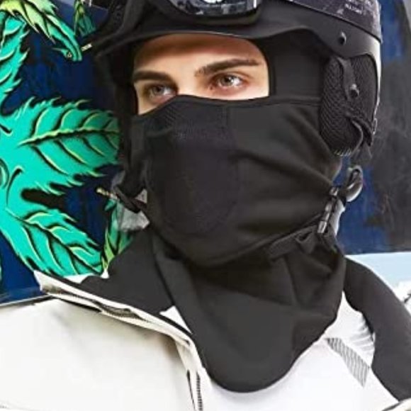 SAITAG Balaclava Ski Mask Warm Face Mask for Cold Weather Winter Skiing Snowboar - Picture 7 of 7